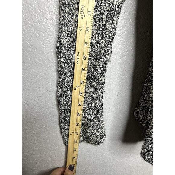 Eileen Fisher Gray Open Draped Cardigan Cotton Alpaca Blend Size Petite Large - Picture 2 of 9